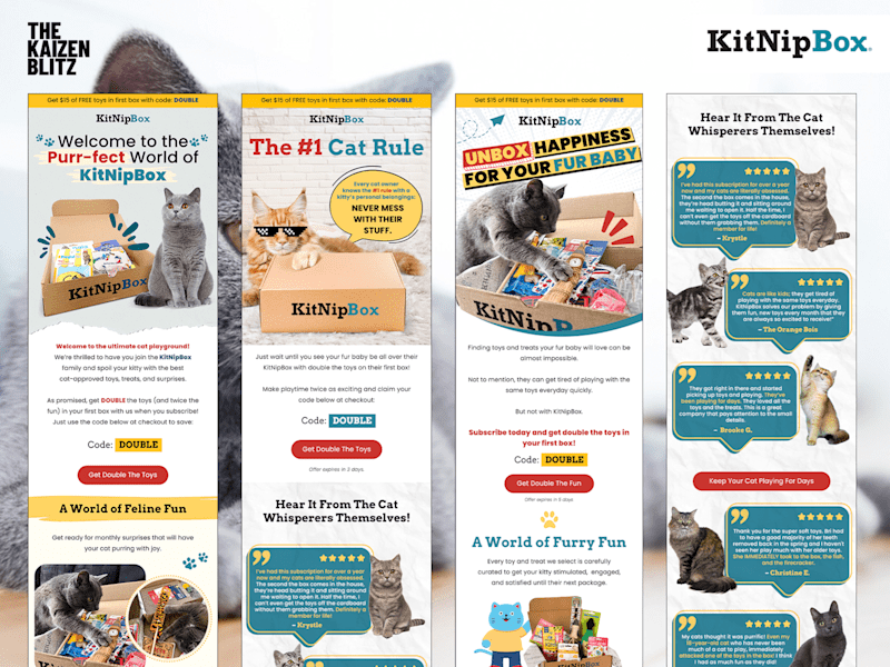 Cover image for KitNipBox – Email Redesign
