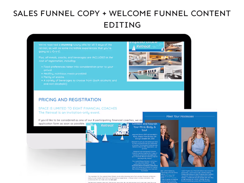 Cover image for Launch Funnel Copy for Business Coach