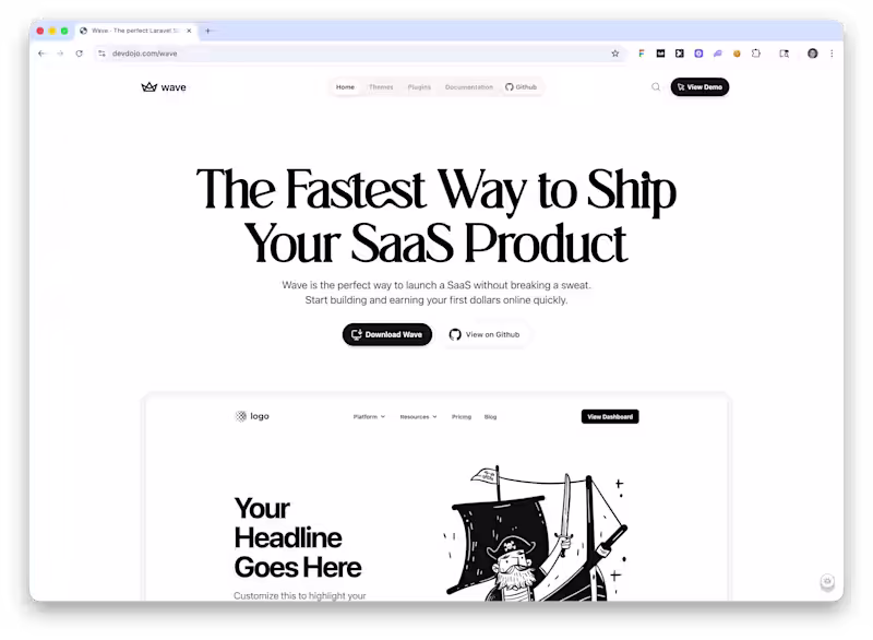 Cover image for Wave - The Open Source SaaS Starter Kit