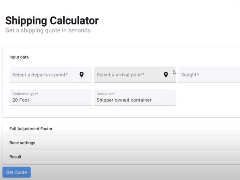 Cover image for Multimodal Shipping Calculator for Logistics