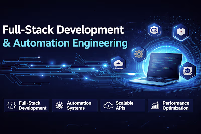 Cover image for Full-Stack Development & Automation Engineering