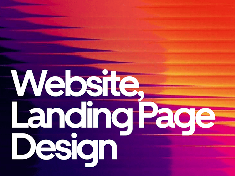 Cover image for Website Design & Landing Page Design