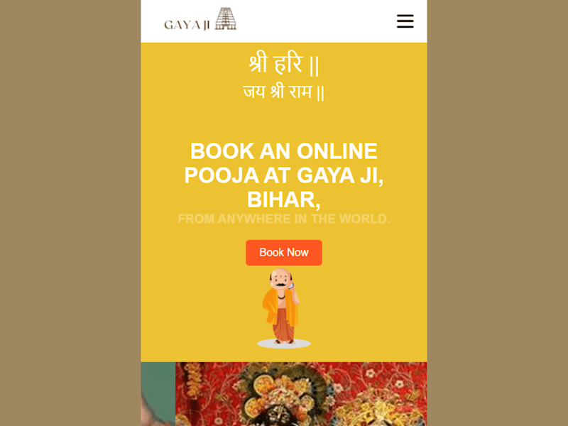 Cover image for RELIGIOUS WEBSITE - PINDDAAN GAYA JI 