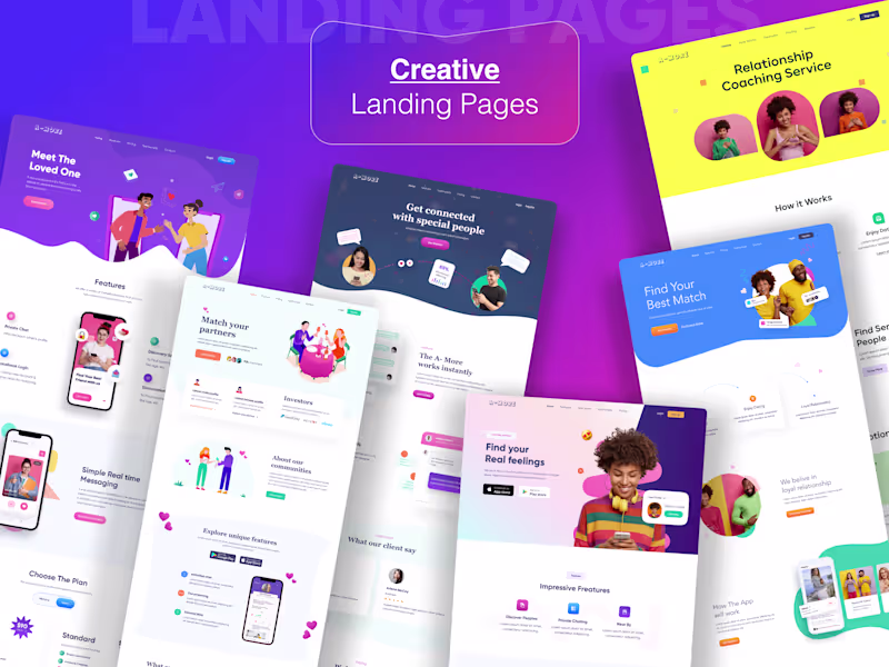 Cover image for Get Creative Landing Pages