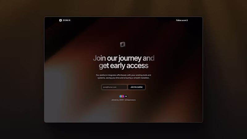 Cover image for Framer Waitlist templates