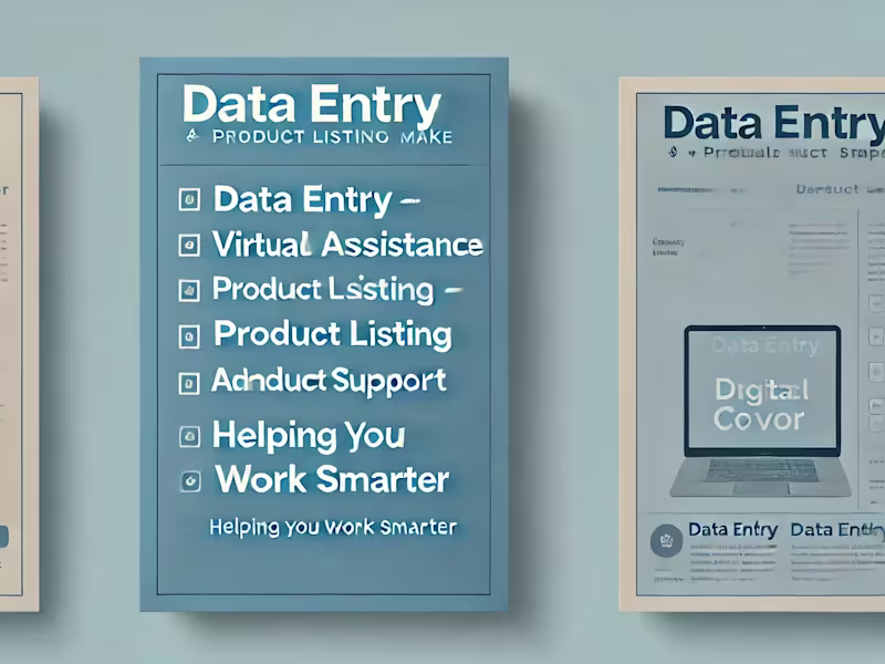 Cover image for Virtual Assistant | Product Listing Expert 