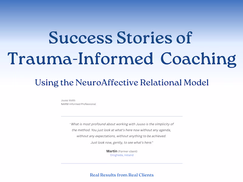 Cover image for Success Stories of Trauma-Informed Coaching