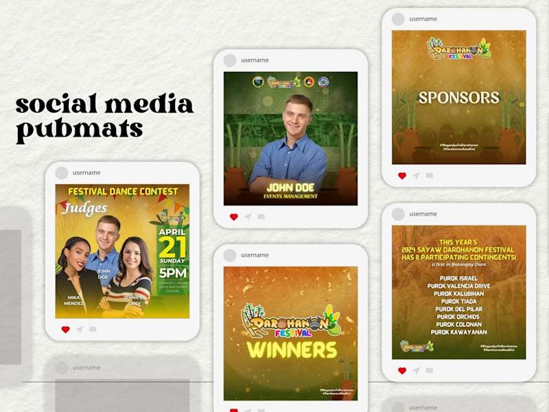Cover image for Festival Social Media Pubmats 