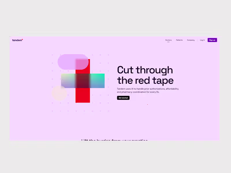 Cover image for Tandem Marketing Site Development
