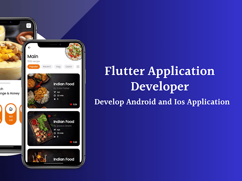 Cover image for mobile application using flutter