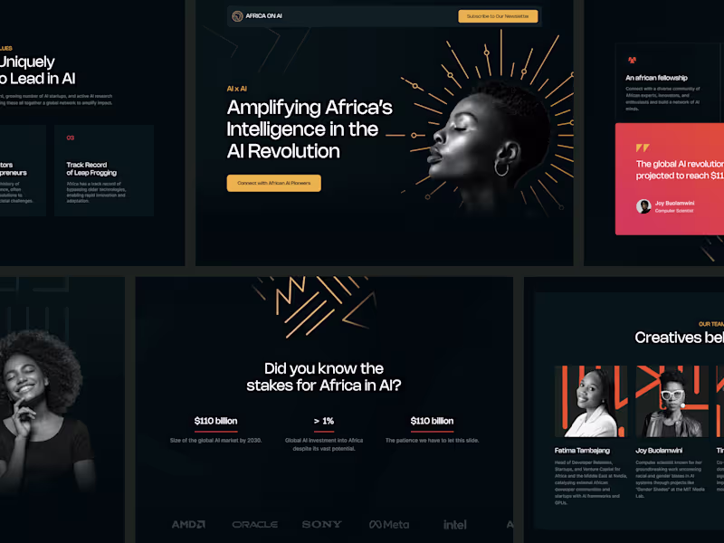 Cover image for African on AI – UX/UI Design for AI Education Platform