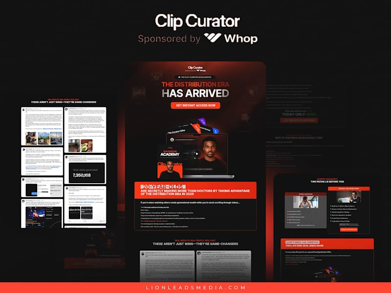 Cover image for Funnel Design and Build for Clip Curator