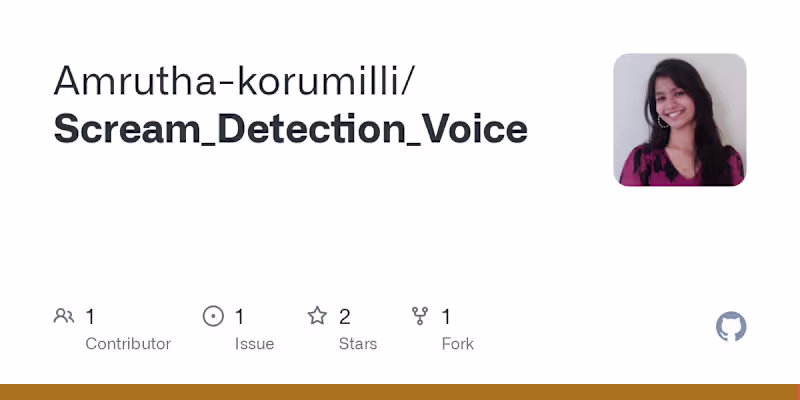 Cover image for Automatic Scream Detector Application