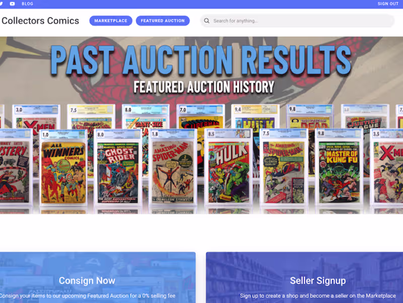 Cover image for Collectors Comics