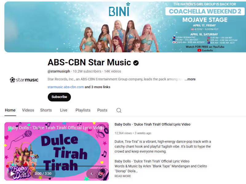 Cover image for Social Media Manager | Content Creator for Abs-Cbn 🎨