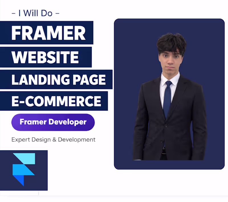 Cover image for Framer Web Developer & Digital Experience Builder.