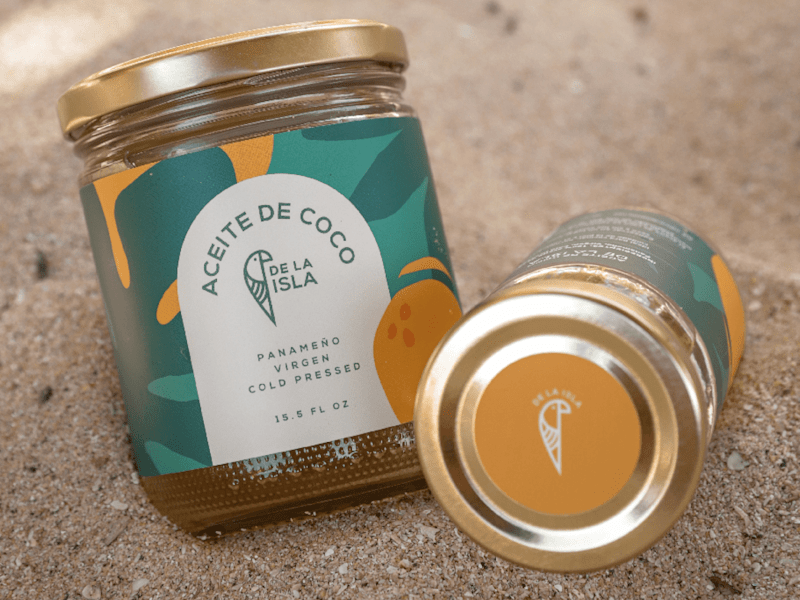 Cover image for Branding for De la Isla Coconut Oil