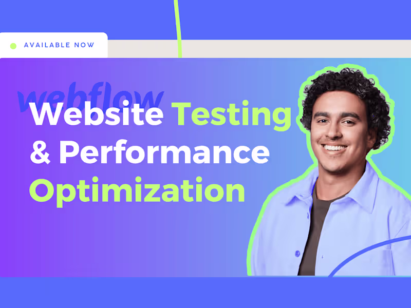 Cover image for Website Testing & Performance Optimization