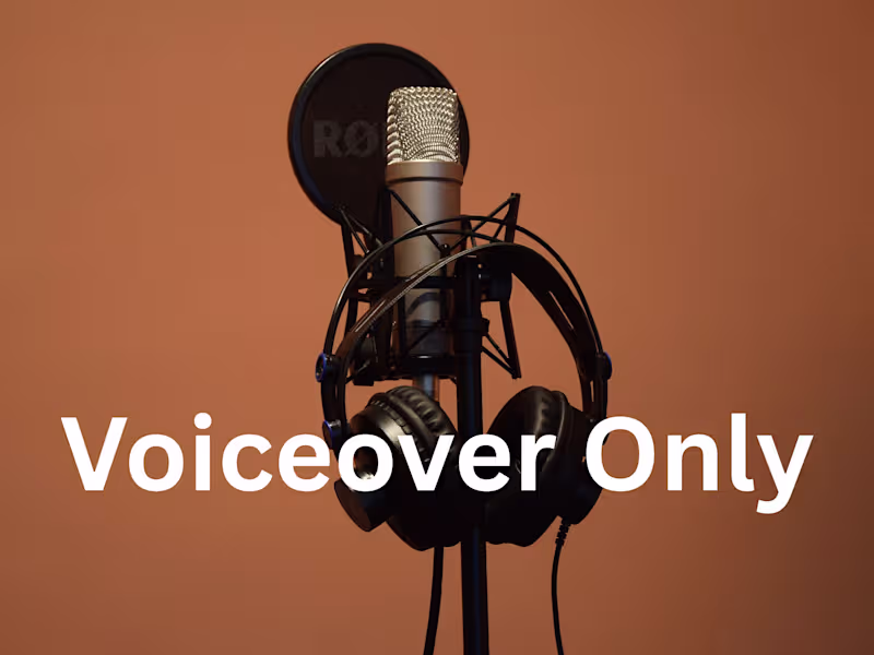 Cover image for Voiceover Only : For Guided or Reflective Projects (EN/FR)