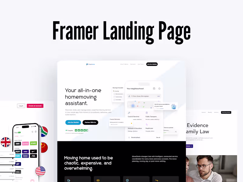 Cover image for Framer Landing Page