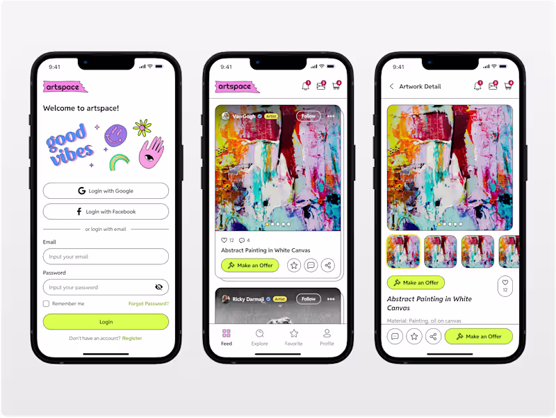 Cover image for Art Space - Digital Art Auction