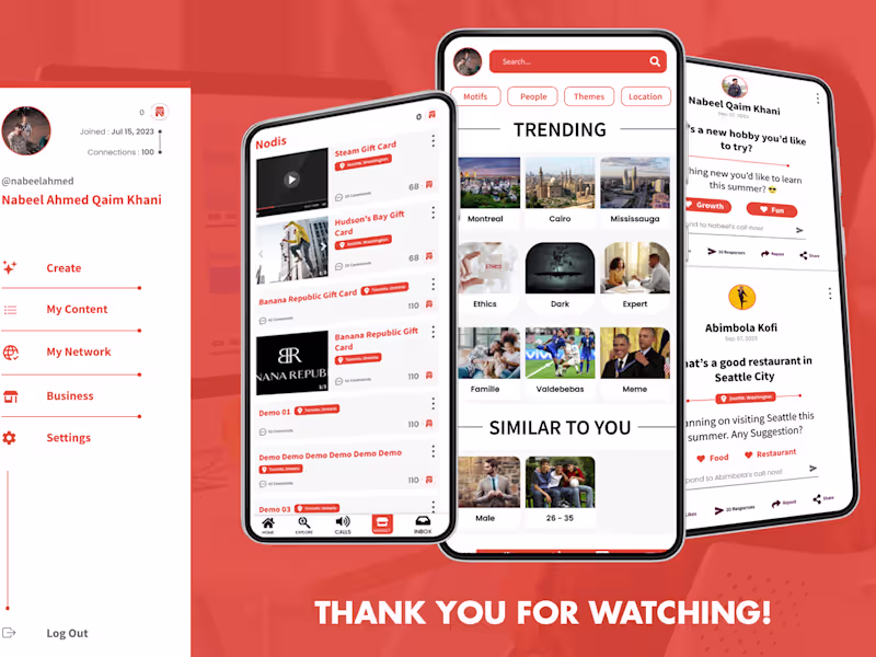 Cover image for Nodis UI/UX Design Project