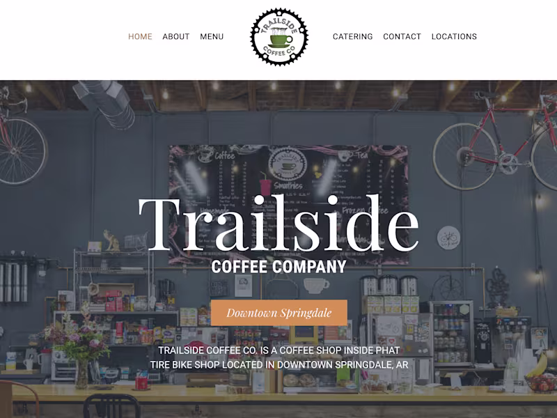 Cover image for Trailside Coffee Company | Web Design