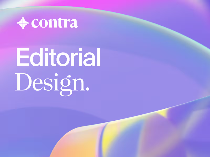 Cover image for Editorial Design