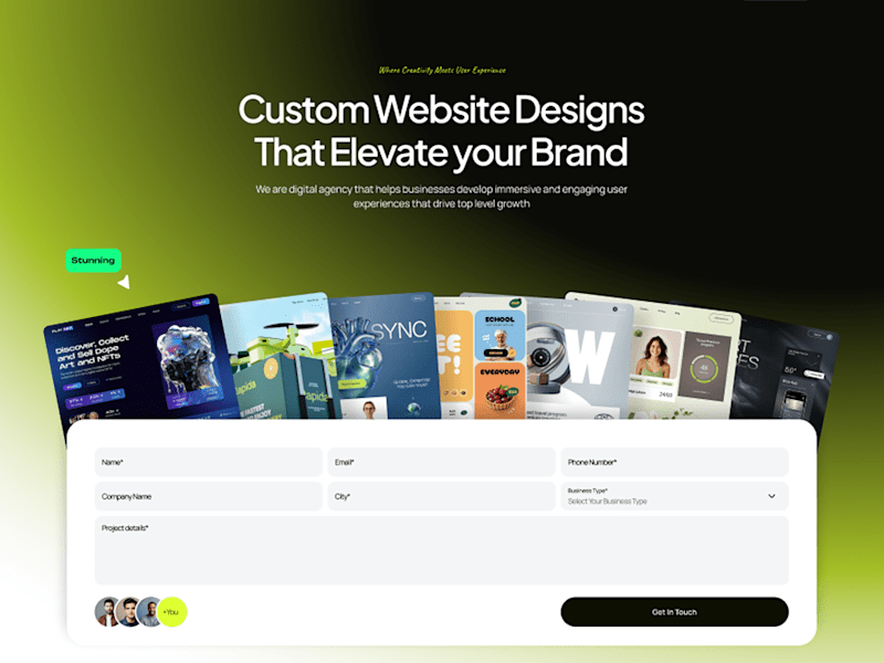 Cover image for UxCreatives Web Design Services Landing Page