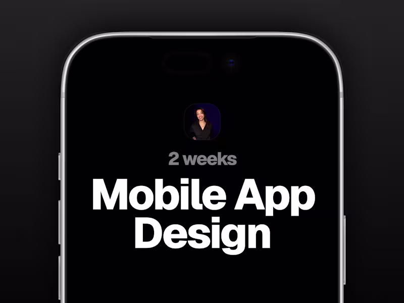 Cover image for Mobile App UI/UX Design - Clean, Scalable & User-Focused