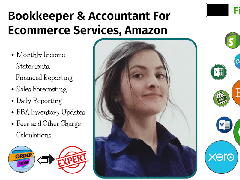 Cover image for  E-Commerce Bookkeeping Services for Amazon, Shopify and Etsy bu
