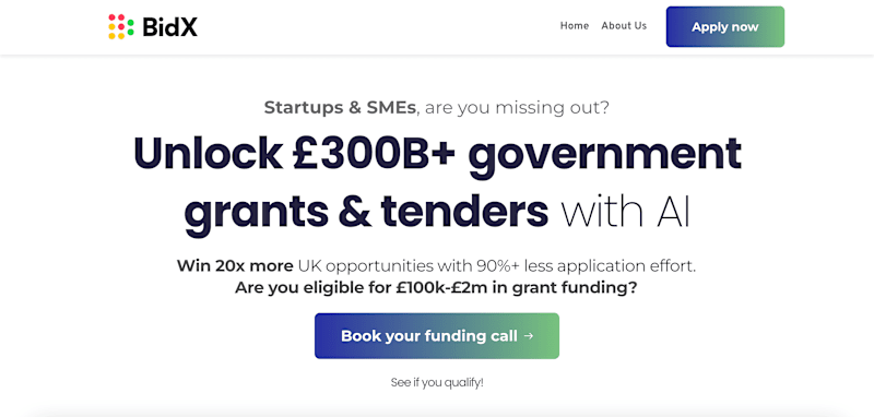 Cover image for BidX.ai – AI-Powered Grant Application System