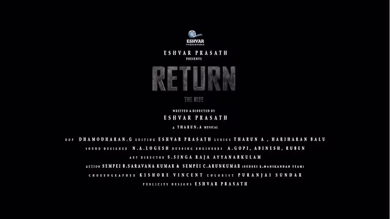 Cover image for Currently our team working on a tamil pilot film called retu...