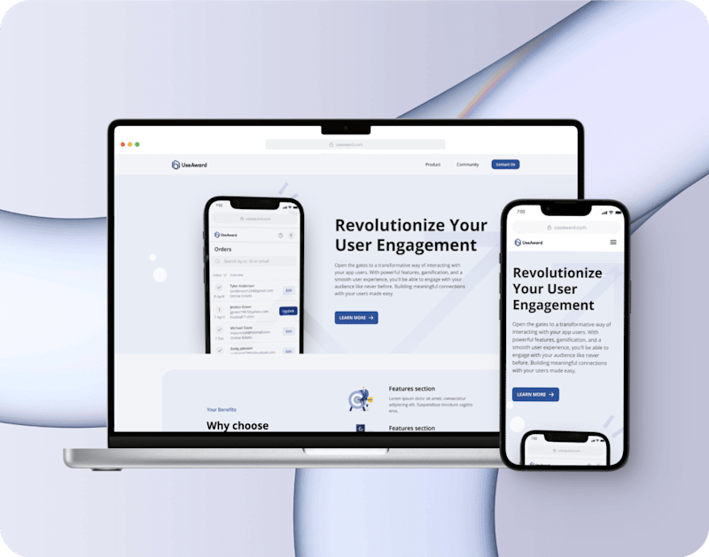Cover image for UseAward Landing Page