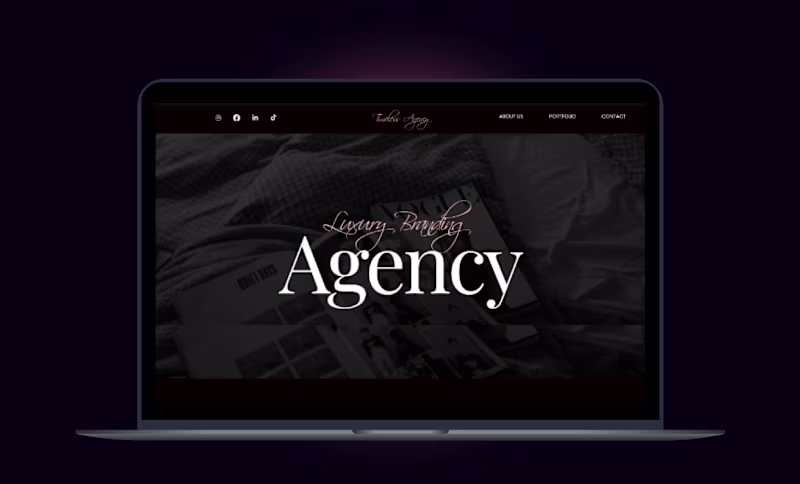 Cover image for Premium WIX Studio Timeless Agency Marketing Website