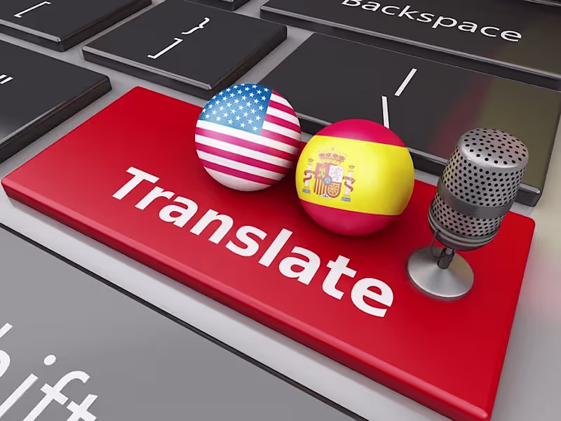 Cover image for Translation from English to Spanish, or Spanish to English
