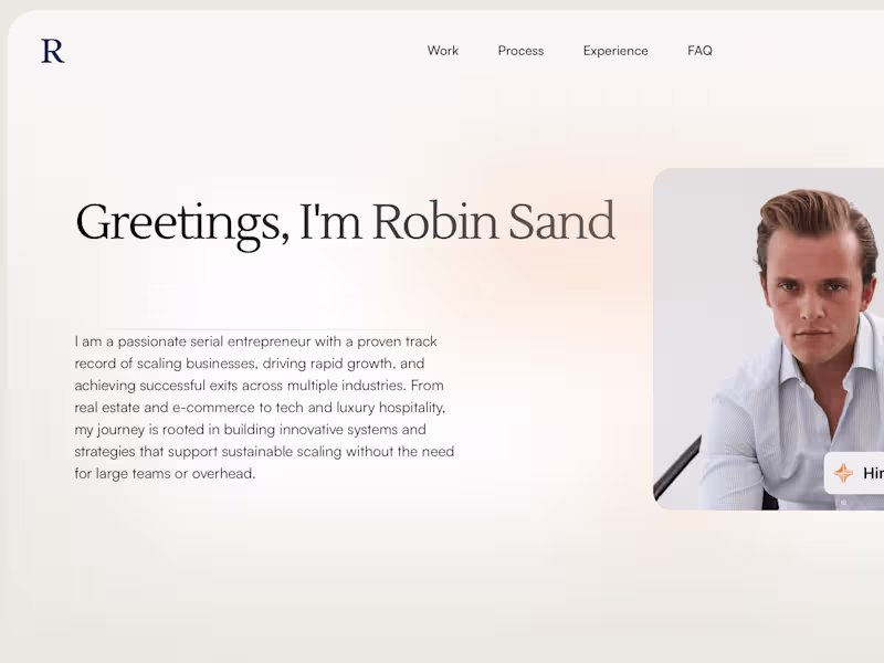Cover image for Personal Business Website 