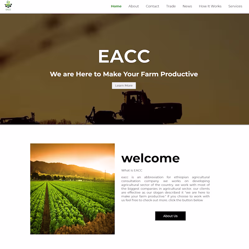 Cover image for EACC Website
