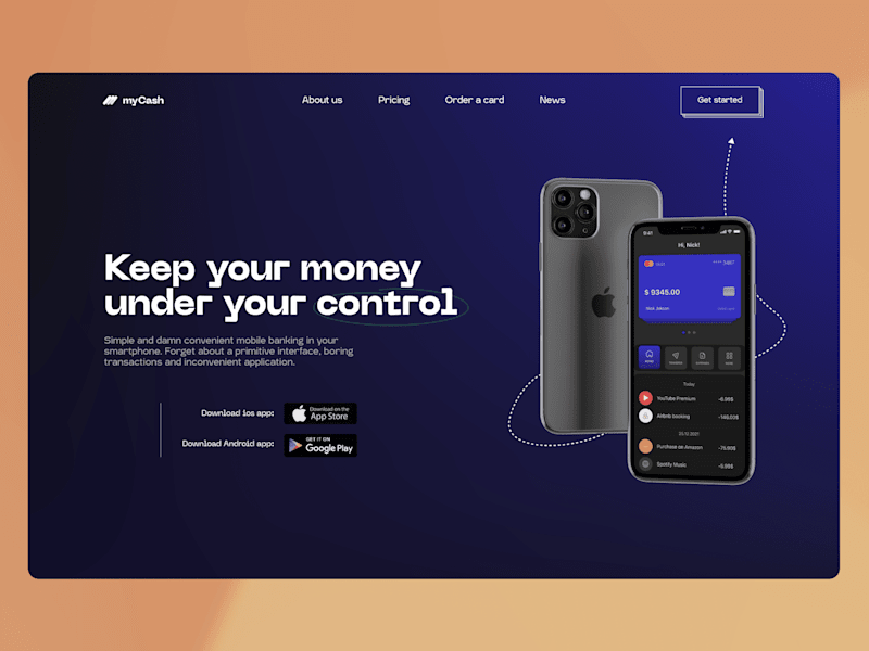 Cover image for MyCash. Mobile Banking App