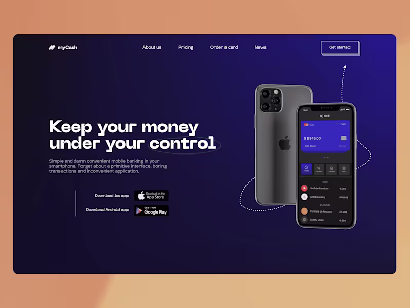 Cover image for MyCash. Mobile Banking App