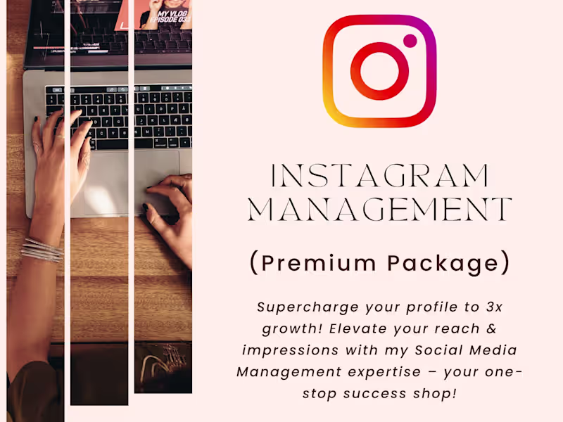 Cover image for  Instagram Management | Premium Package | Organic 
