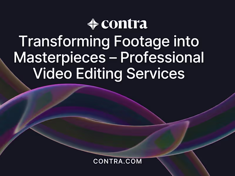 Cover image for Professional Video Editing