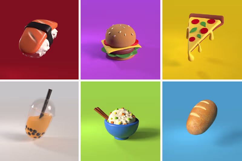 Cover image for Experimental food series done entirely on @Womp