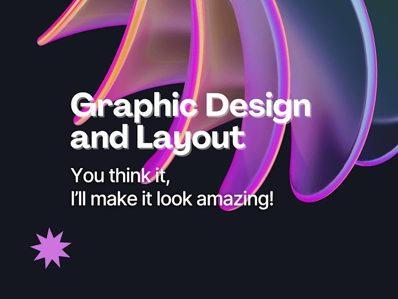 Cover image for Need help with a poster, brochure, layout? I'm here to help!
