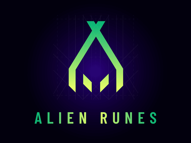 Cover image for Alien Runes - Landing Page and Logo Design for NFT collection