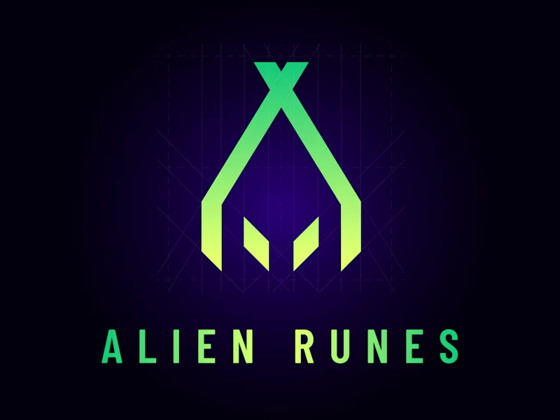 Cover image for Alien Runes - Landing Page and Logo Design for NFT collection