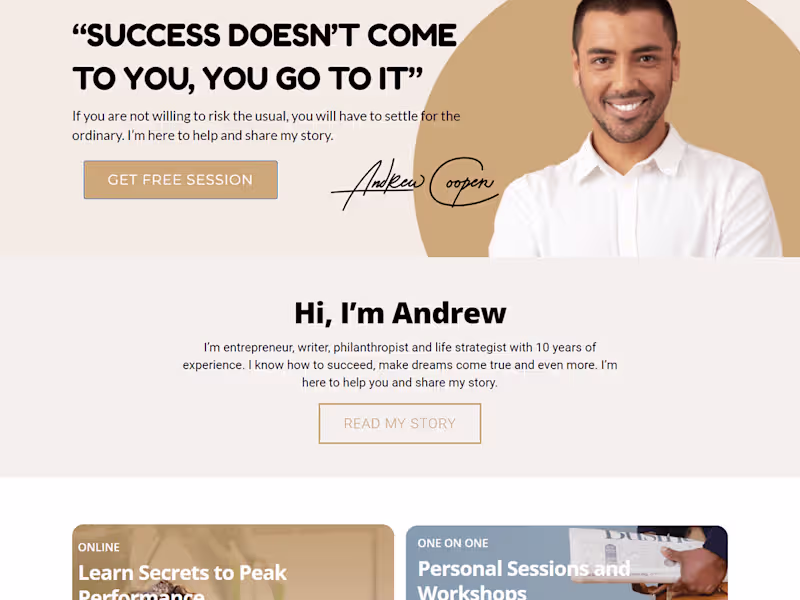 Cover image for Elegant Brand & Web Design for the Dreamers