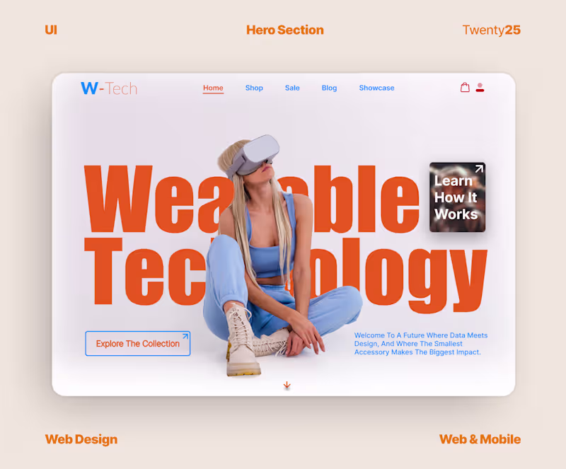 Cover image for W-Tech Wearable Technology