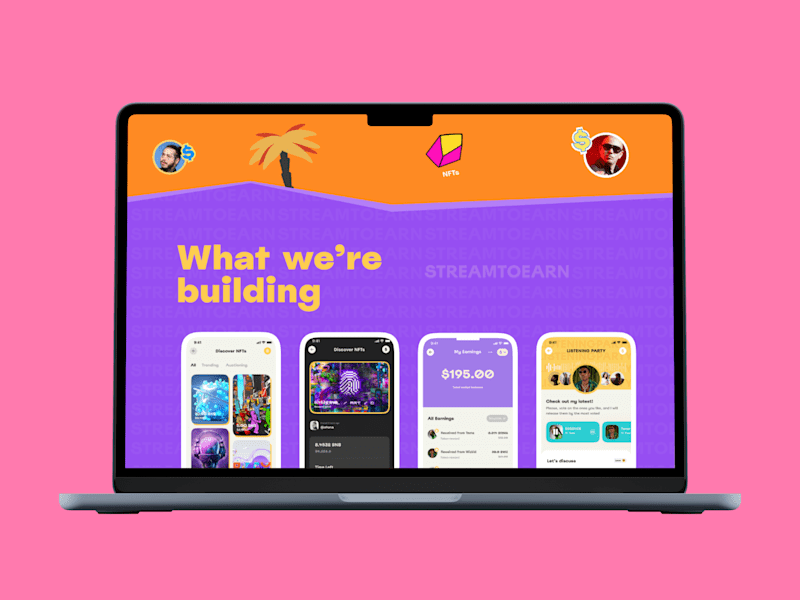 Cover image for A decentralized stream-to-earn music-fi & NFT musicverse