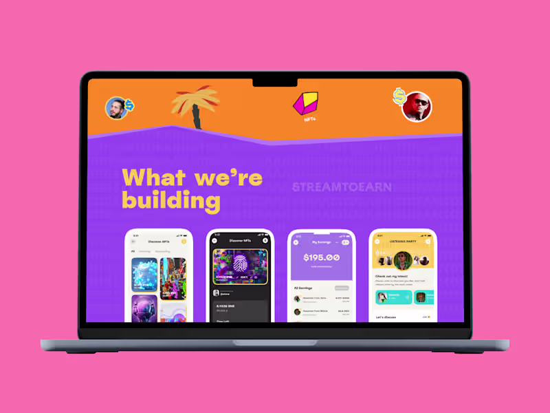 Cover image for A decentralized stream-to-earn music-fi & NFT musicverse